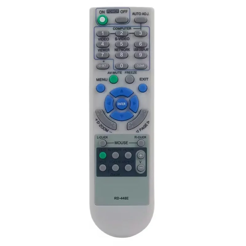 RD-448E für NEC Projektor Infrarot-Fernbedienung Ersatz ergonomischer Controller