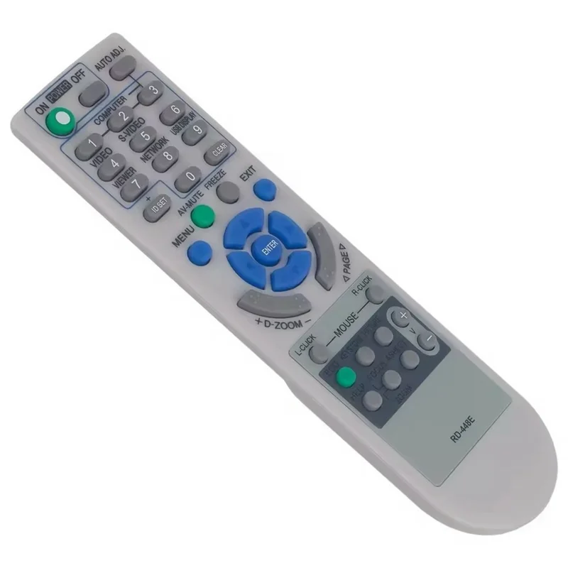 RD-448E für NEC Projektor Infrarot-Fernbedienung Ersatz ergonomischer Controller