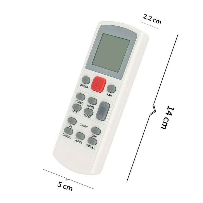 DGS02 Para Comando de Ar Condicionado Daikin 10m Controle Remoto Infravermelho Ergonómico