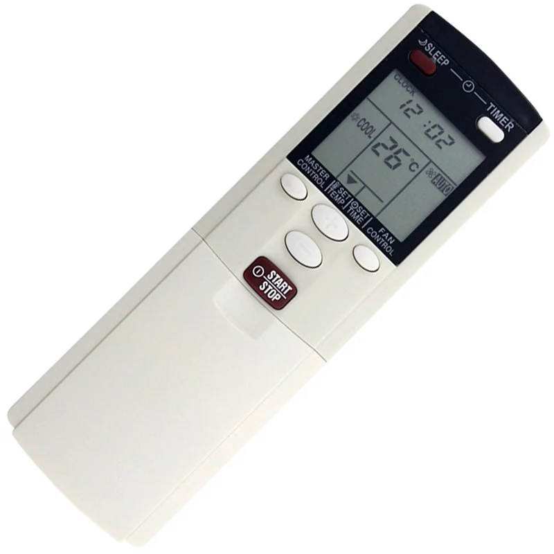 Comando Remoto Infravermelhos AR-DL2 para Ar Condicionado Fujitsu, Alcance de 10 m, Controlador com Ecrã LCD, Substituição