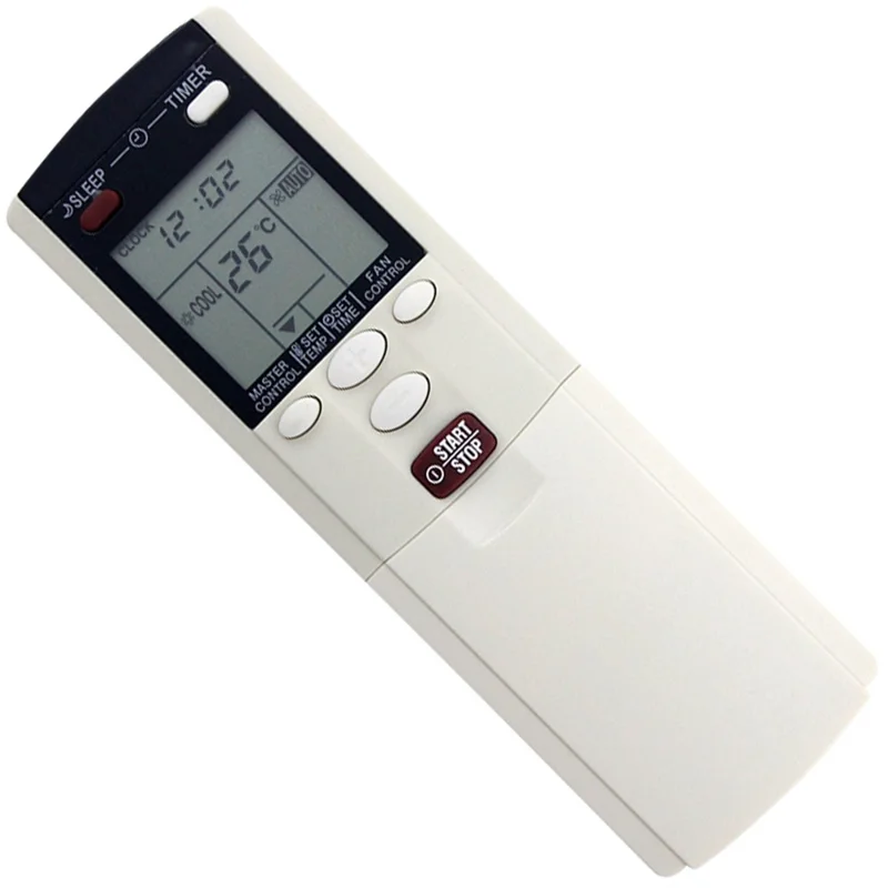 Comando Remoto Infravermelhos AR-DL2 para Ar Condicionado Fujitsu, Alcance de 10 m, Controlador com Ecrã LCD, Substituição