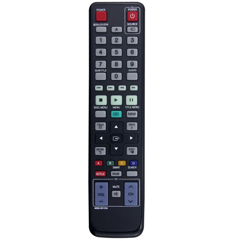Mando a distancia AK59-00123A para televisor Samsung, controlador portátil de reemplazo por infrarrojos de largo alcance
