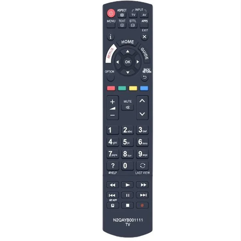 N2QAYB00111 Para Controlo Remoto de TV Panasonic 10m Alcance Infravermelhos Sem Fios Controlador de Substituição