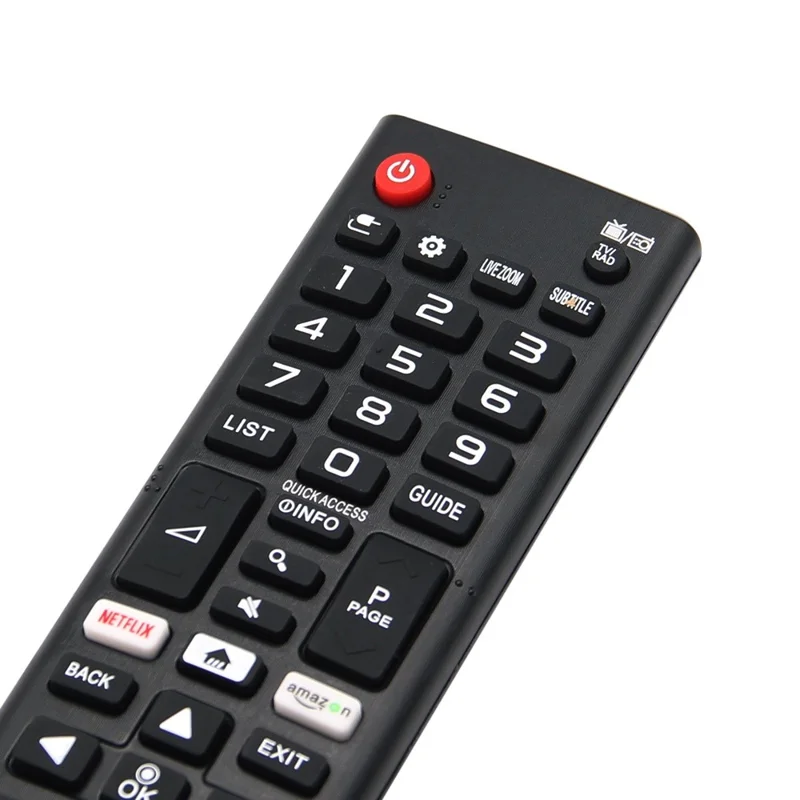 AKB75375608 for LG TVs Infrared TV Remote Control ABS 1-10m Transmission Range - Black