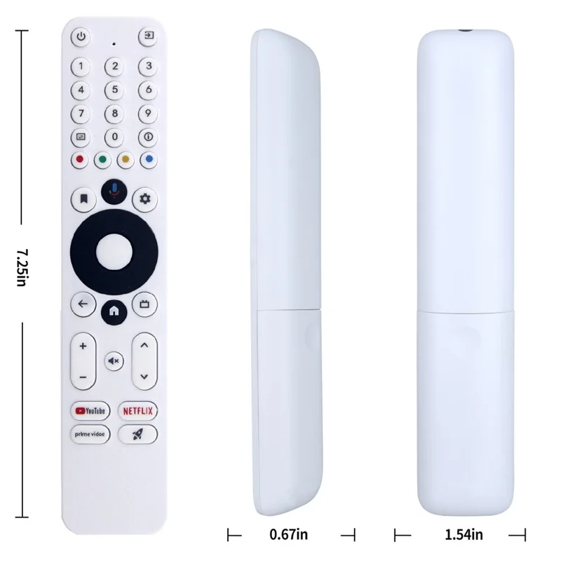 For Homatics Box R 4K TV Box Voice Remote Control 1-10m Range ABS Handheld Controller