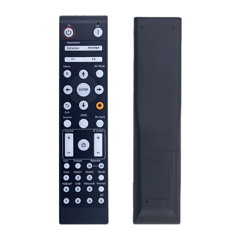 IR2508 Ergonomic Infrared Remote Control for Optoma Projectors, 10m Unobstructed Range, Battery Powered