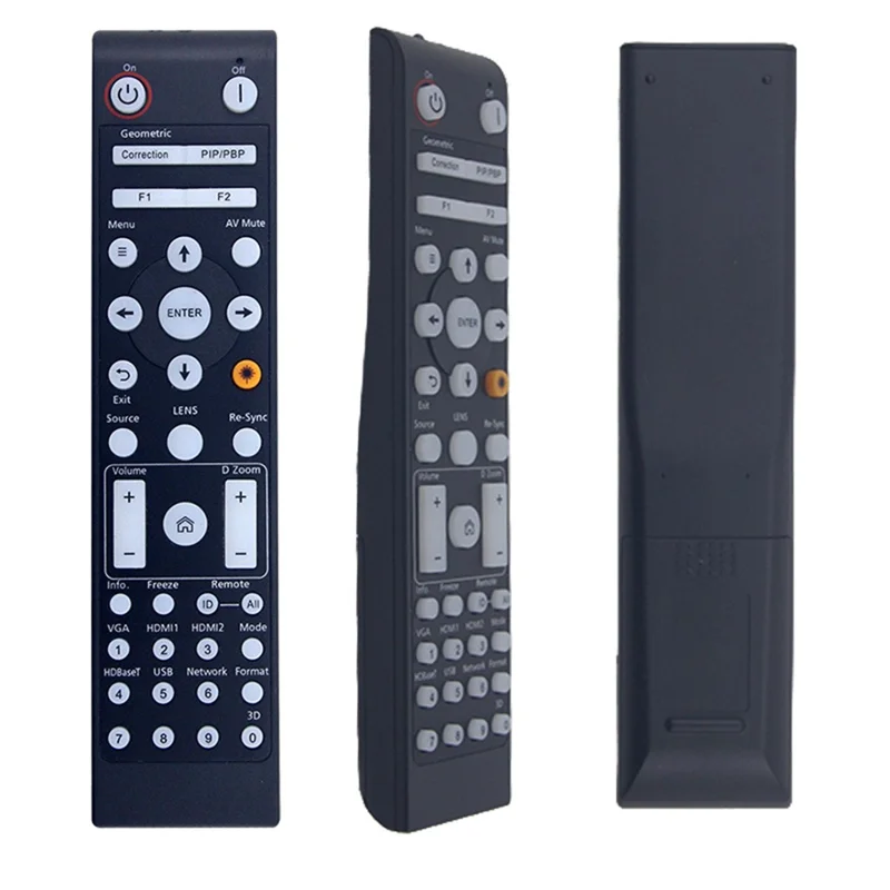 IR2508 Ergonomic Infrared Remote Control for Optoma Projectors, 10m Unobstructed Range, Battery Powered