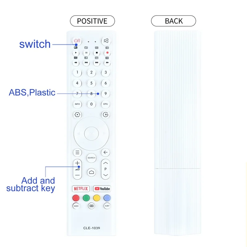 CLE-1039 For Hitachi TV Infrared Remote Control Long Range Handheld Controller Replacement