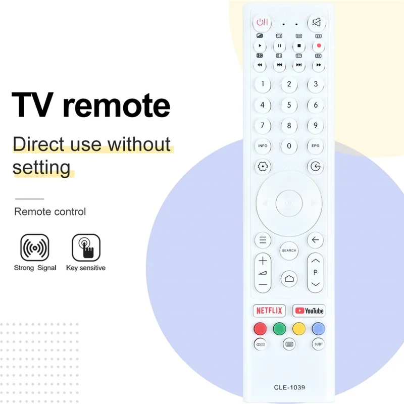 CLE-1039 For Hitachi TV Infrared Remote Control Long Range Handheld Controller Replacement