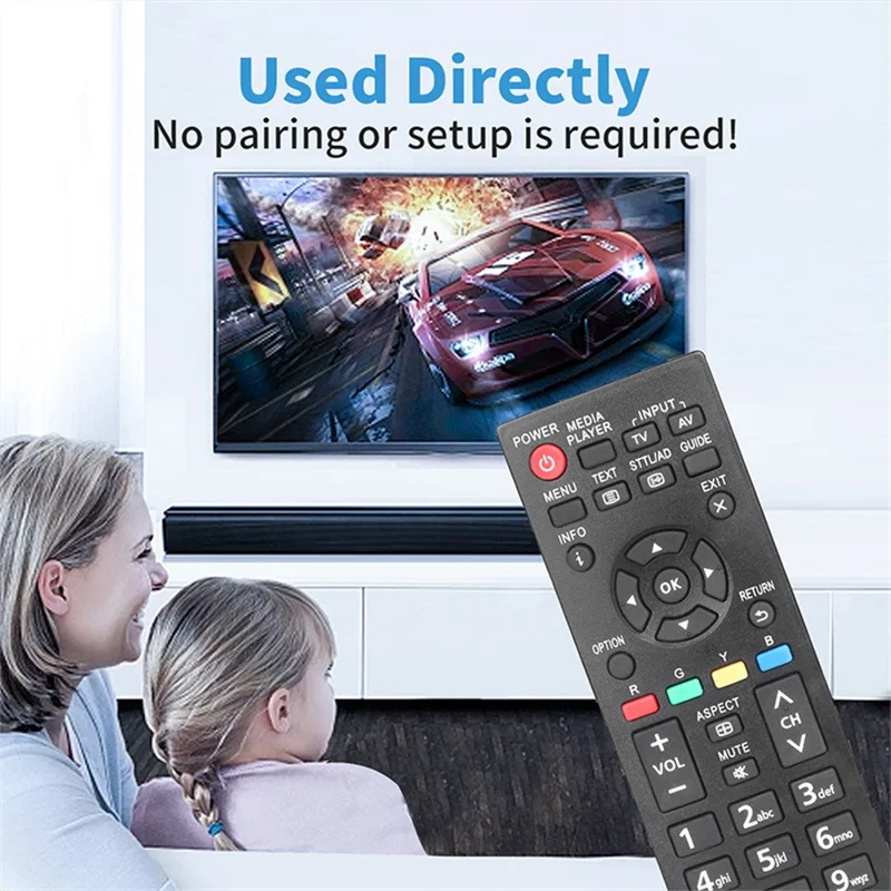 N2QAYB000818 For Panasonic TV Remote Control 10m Range Infrared Wireless Replacement Controller