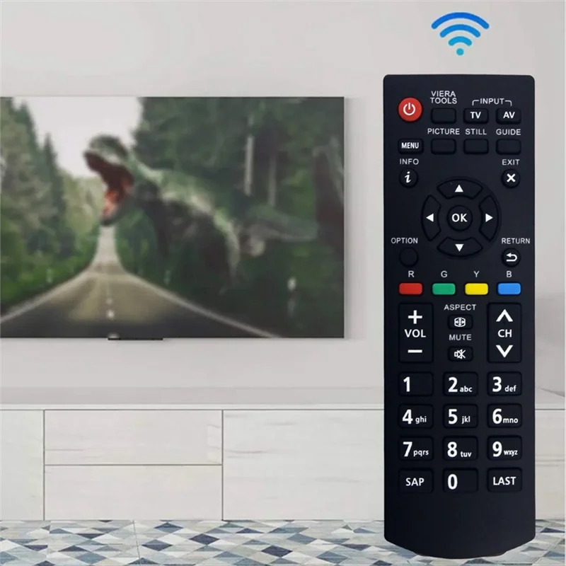 N2QAYB000822 For Panasonic TV Remote Control 10m Range Infrared Wireless Replacement Controller