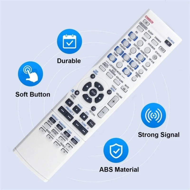 AXD7736 For Pioneer AV Receiver Remote Control 10m Range Infrared Handheld Controller Replacement