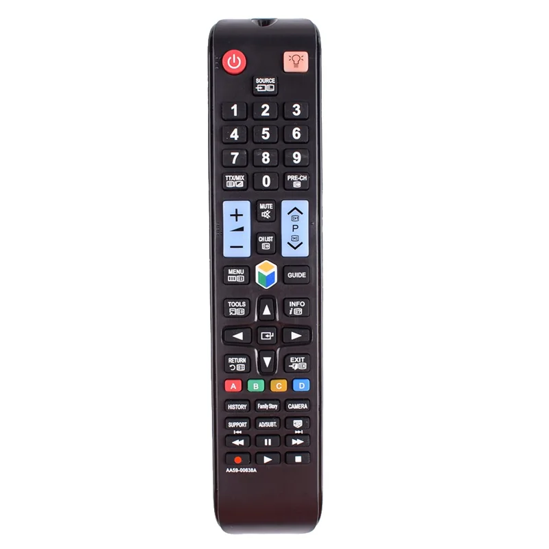 AA59-00638A for Samsung TV Battery Powered Ergonomic Remote Control Replacement