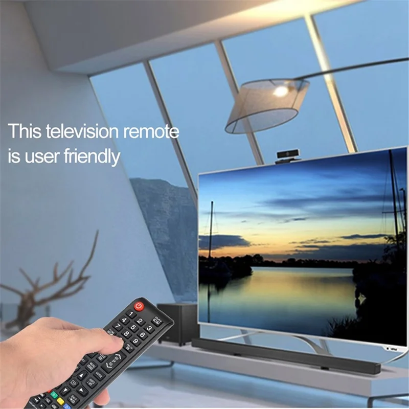 AA59-00638A for Samsung TV Battery Powered Ergonomic Remote Control Replacement