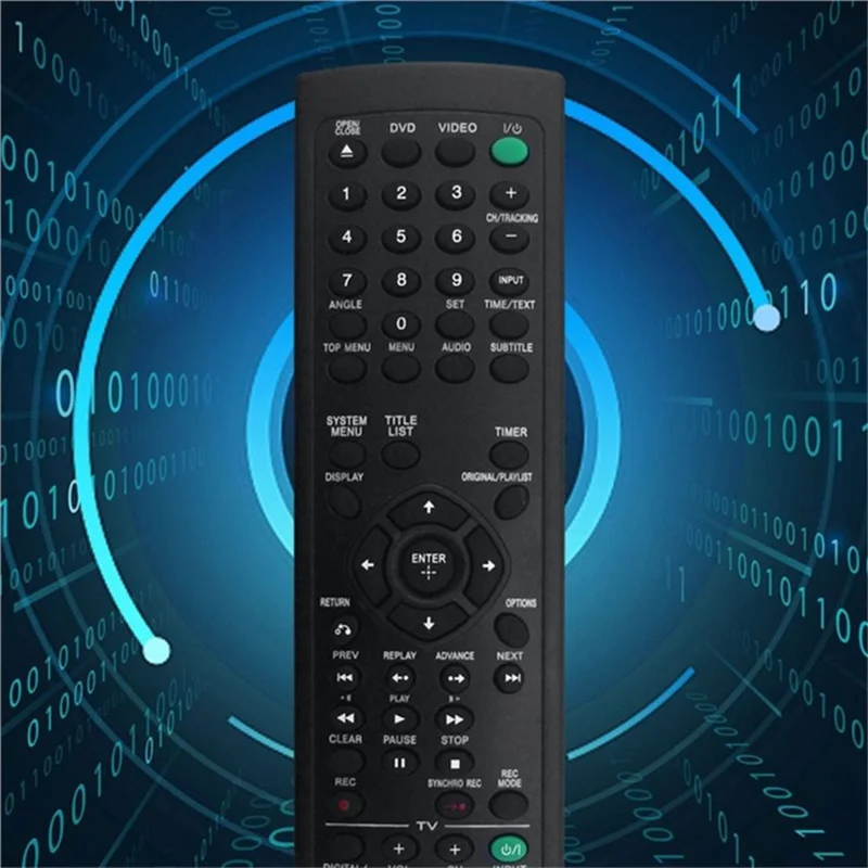 RMT-D255A IR Remote Control, 1-10m Range, 10m Unobstructed Reception, for Sony DVD Amplifiers