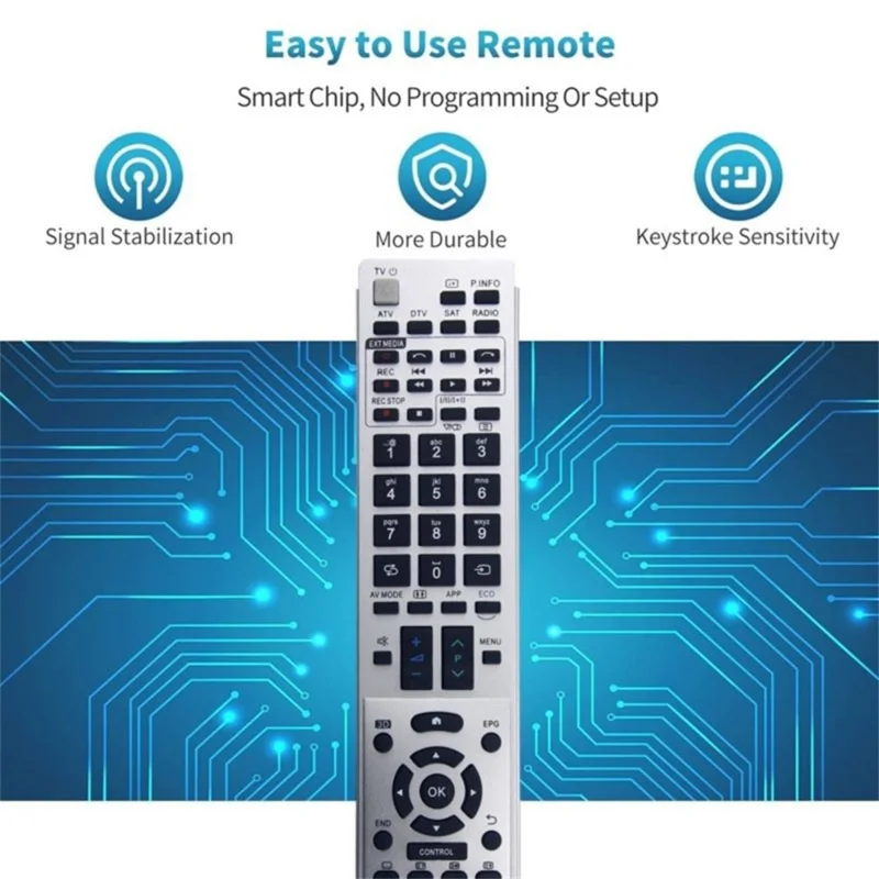 GB074WJSA For Sharp TV Remote Control 10m Range Infrared Television Controller