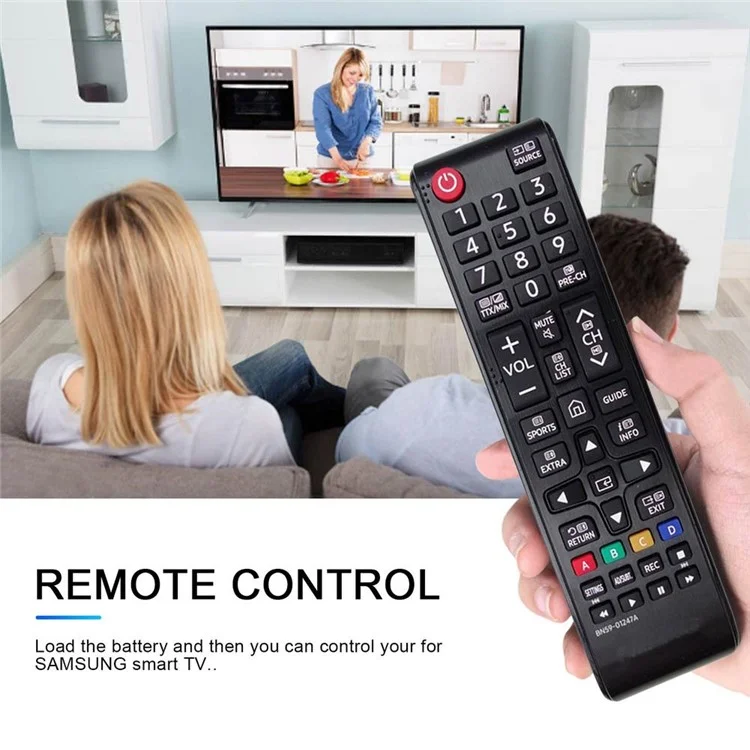 BN59-01247A Compact Size Remote Control 8m Connection Distance Replacement for Samsung TV