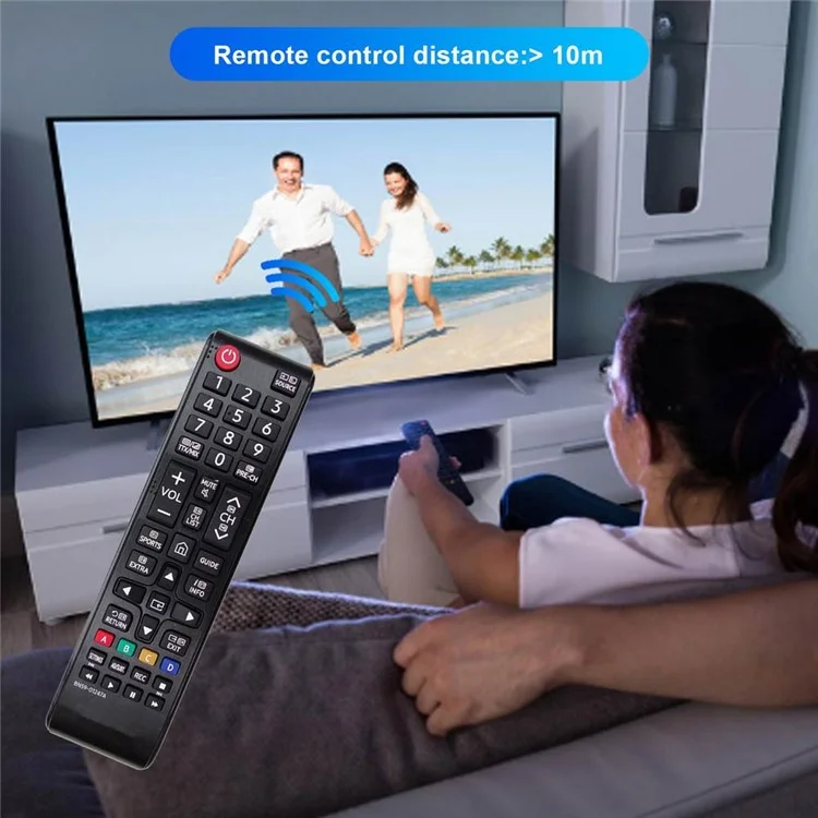 BN59-01247A Compact Size Remote Control 8m Connection Distance Replacement for Samsung TV