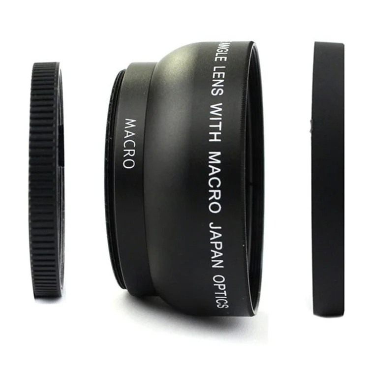52mm 0.45X Wide-Angle Lens + Macro Lens with Storage Bag Camera Accessories Lens 18-55mm