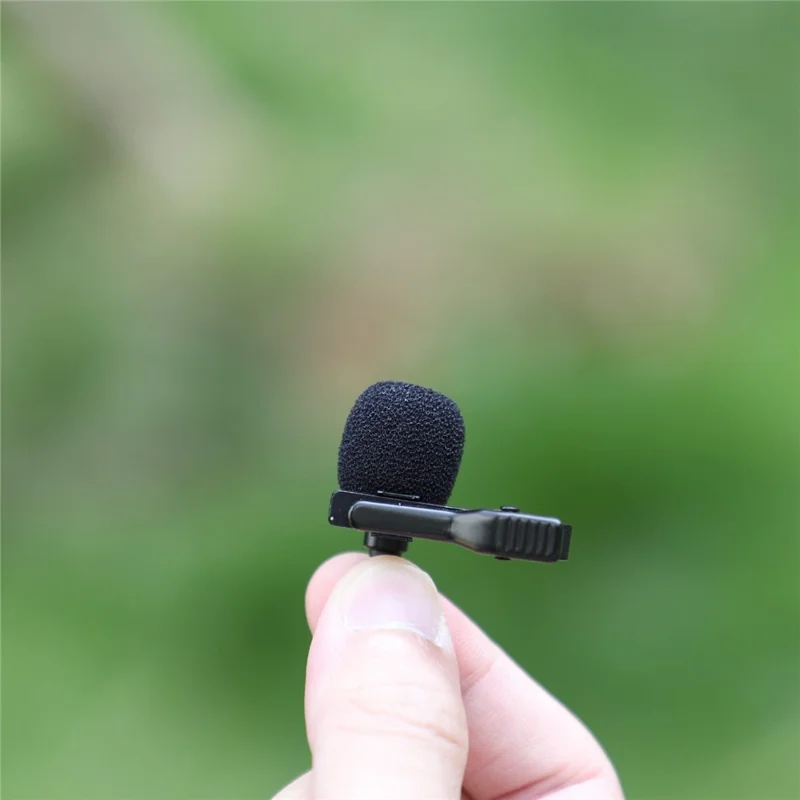 SUNNYLIFE MC490 Lavalier Lapel Wired Microphone for DJI Osmo Action 3 / 2 Omnidirectional Interview Studio Video Recording Mic with Type-C Cable