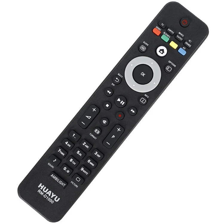 HUAYU RM-D1000 8m Max Infrared Remote Control for Philips LCD TV RC1904 / 001 RC4422 / 01