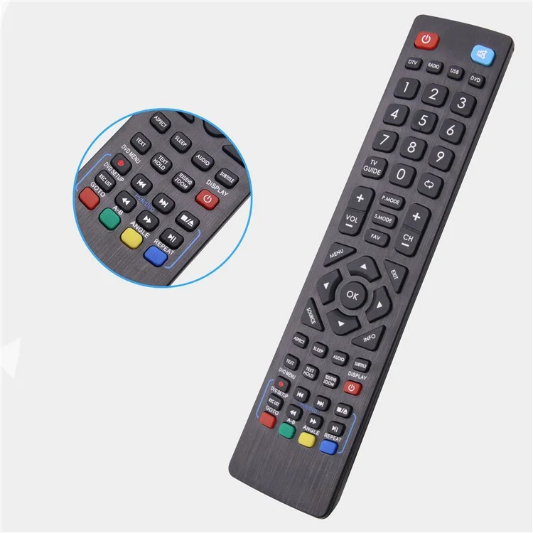 High Performance TV Remote Control Replacement Compatible with Blaupunkt / Alba Bush / Technika TV
