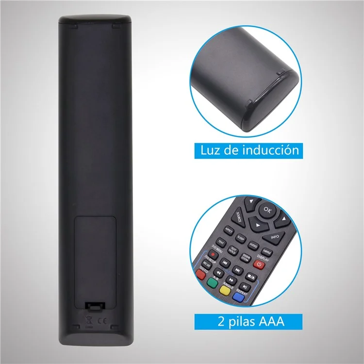 High Performance TV Remote Control Replacement Compatible with Blaupunkt / Alba Bush / Technika TV