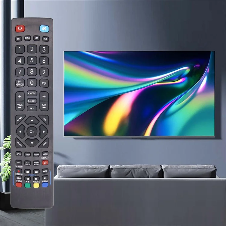 High Performance TV Remote Control Replacement Compatible with Blaupunkt / Alba Bush / Technika TV