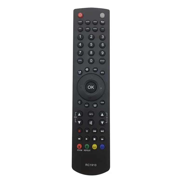 RC1910 Comfortable Ergonomic Design Television Remote Control Replacement for TOSHIBA TV