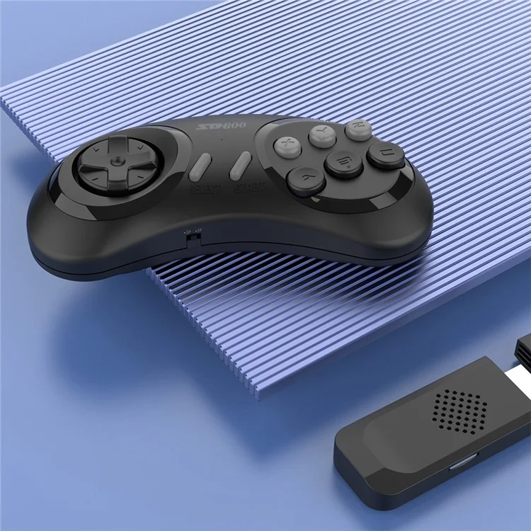 SG800 2.4G Wireless Handheld Video Game Console HD TV Game Stick Game Controllers Dual Gamepad Built-in 2700+ Games for Sega Mega Drive / Genesis