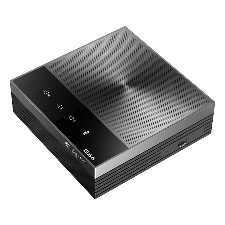 YANMAI G66 300мА USB-C конференц-микрофон 2-в-1 360-градусный микрофон для офиса