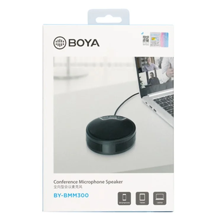 BOYA BY-BMM300 Многонаправленный конденсаторный микрофон для телефона, ноутбука, видеоконференций, голосового чата