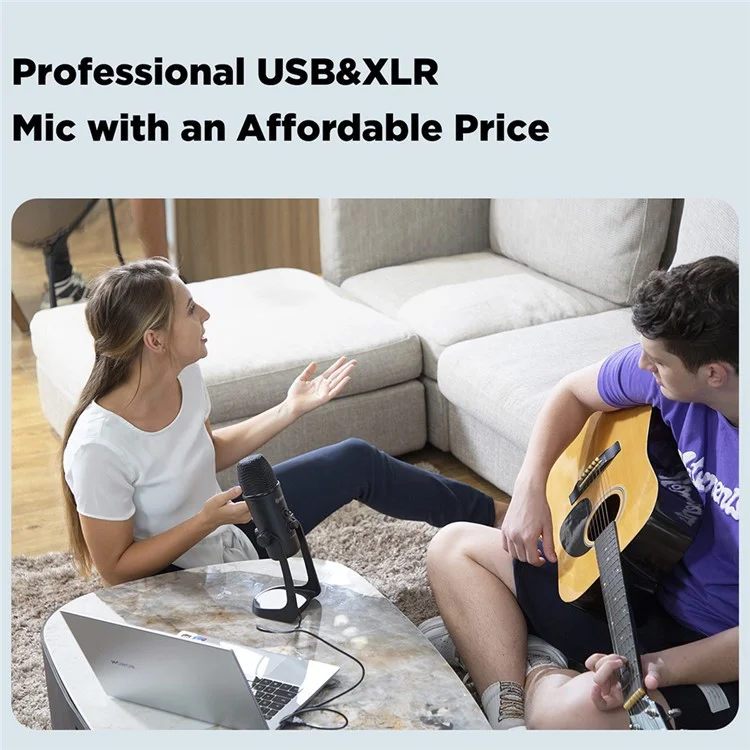 BOYA BY-PM700 Pro USB XLR Condenser Microphone Studio Recording Singing Conference Gaming Mic