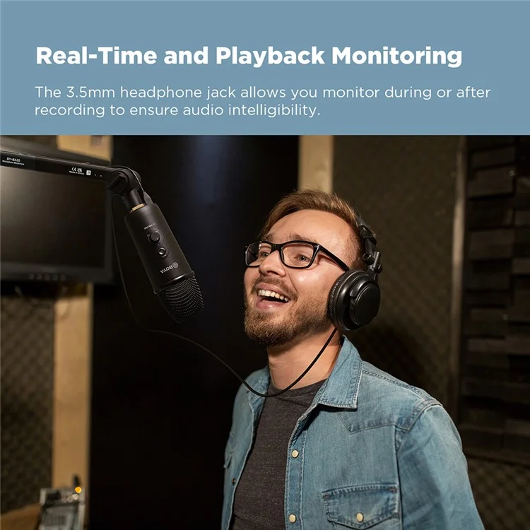 BOYA BY-PM700 Pro USB XLR Condenser Microphone Studio Recording Singing Conference Gaming Mic