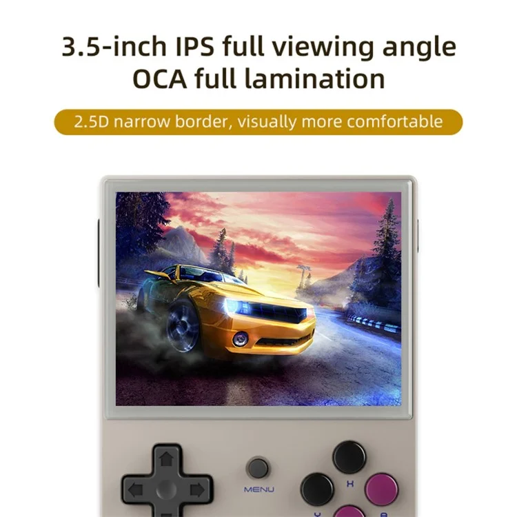 ANBERNIC RG35XX 3.5-дюймовая IPS-дисплей Ретро игровая консоль 64ГБ Портативная игровая консоль - Серая