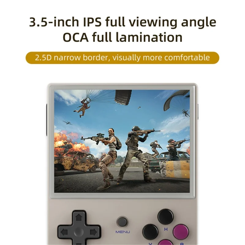 ANBERNIC RG35XX 128GB Retro Game Console 3.5-inch IPS Display Handheld Game Console - Grey