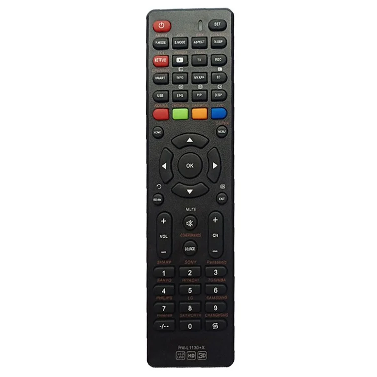 Rm-L1130 + X NETFLIX Function Remote Replacement Television Remote Control for Sony Samsung AOC LCD TV