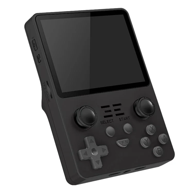 POWKIDDY RGB20s 16+32G Retro Game Console Handheld 3,5-Zoll-IPS-Bildschirm Joystick Arcade Game Device - Schwarz
