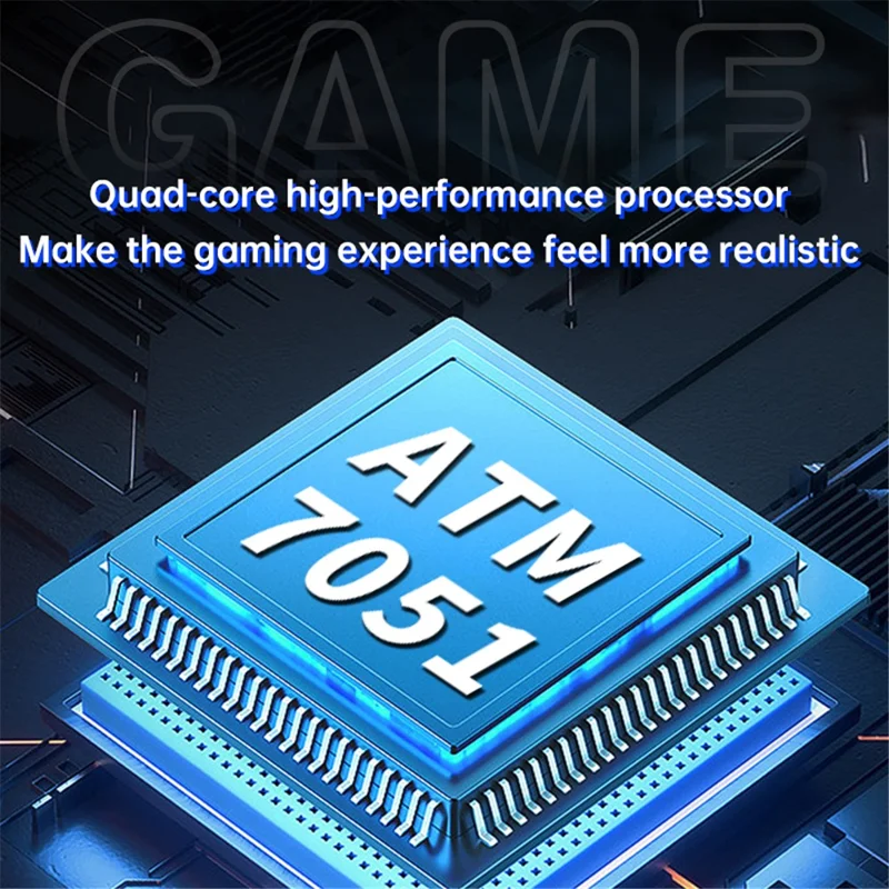 X80 7.0 inch HD Screen Handheld Game Console 20000 Games Video Game Console - Blue Red