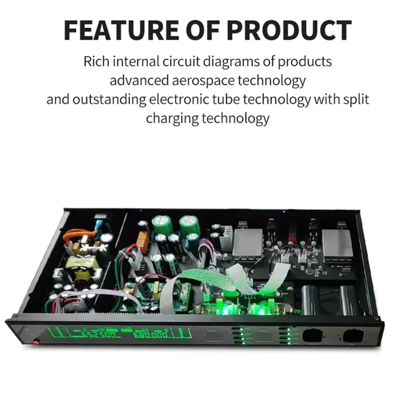 CD-10 Dual Wireless Microphone System Cordless Handheld HiFi Mic Set for Singing Karaoke Meeting Stage - EU Plug