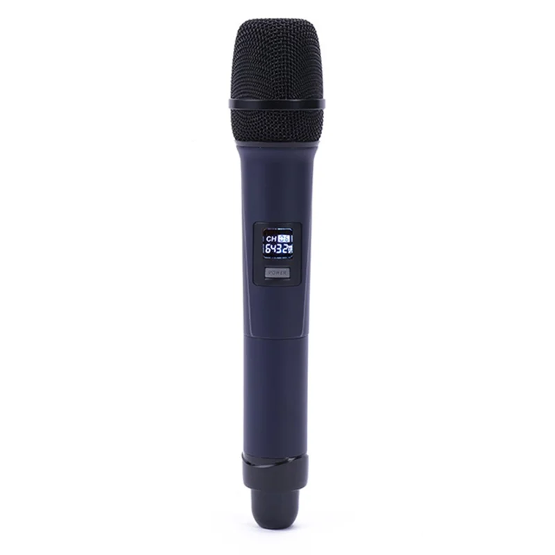 SV-322 VHF Wireless Microphone System Dual Handheld Dynamic Transmitter Mics Set for Karaoke, DJ Party - EU Plug