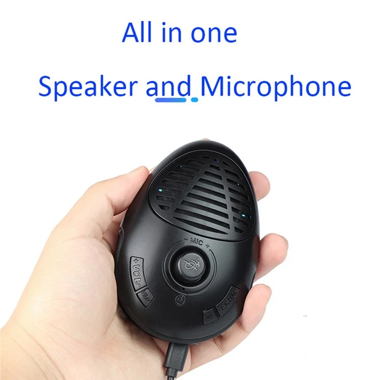 USB-01 Conference USB Microphone with Speaker Omnidirectional Condenser PC Mic for Video Conference, Recording