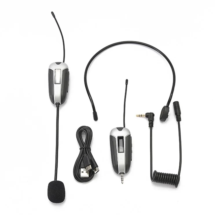 TX-01 Funk-Mikrofon-System Headset-Mikrofon Lautsprecher für Lehrer, Reiseführer