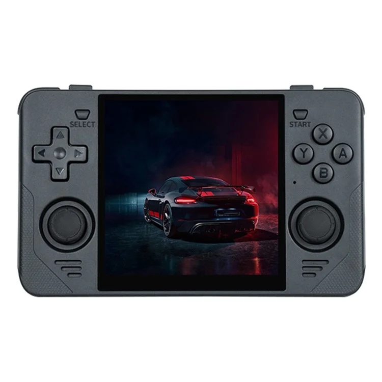 POWKIDDY RGB30 Console de jeu portable 4,0 pouces Écran IPS HD Joystick rétro Arcade (sans carte) - Noir 