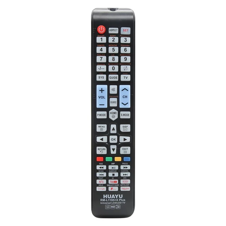 HUAYU RM-L1195+X PLUS Compatible with LCD LED Television TV Remote Control