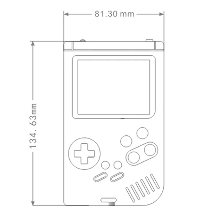 RETROFLAG GPi Case 2W For Raspberry Pi Zero / Zero W / Zero 2W 3.0-inch Screen Game Console Case