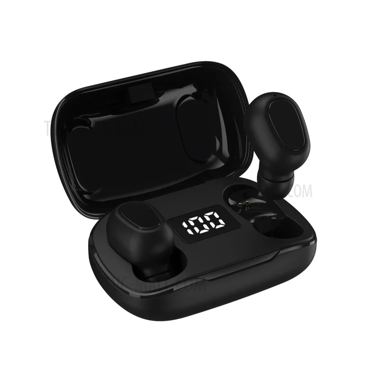 XT07 TWS Bluetooth-compatible 5.0 LED HD Digital Display In-ear Gaming Headphones HIFI Sound Sport Headsets