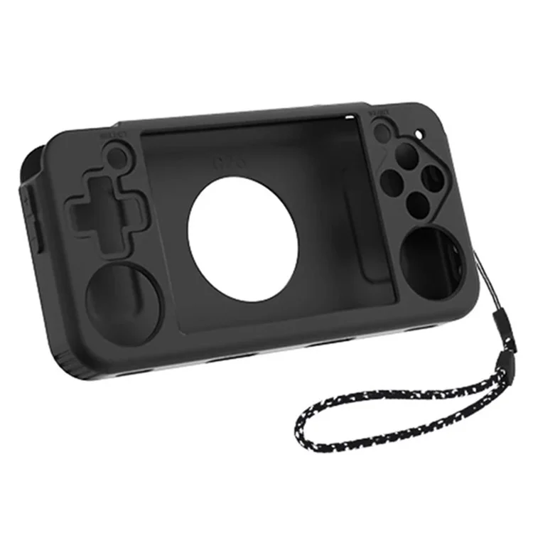Funda de silicona para ANBERNIC RG35XX H Funda protectora a prueba de golpes Accesorios de la consola de juegos - Negro