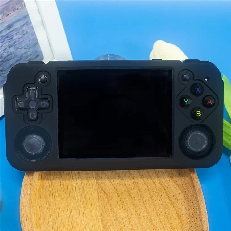 Funda de silicona para ANBERNIC RG35XX H Funda protectora a prueba de golpes Accesorios de la consola de juegos - Negro