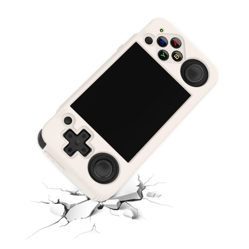 Silicone Case for ANBERNIC RG35XX H Shockproof Sleeve Game Console Accessories - Beige